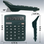 Solar Battery Dual Power Electronic Calculator