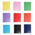 Durable Plastic Folder with 2 Pockets & Fasteners