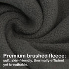 Outdoor Fleece Warmer Neck Gaiter with Adjustable Drawstring