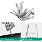 13-in-1 Phone Stand Multi-Tool Keychain