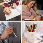 Retractable Push-Action Cardboard Ballpoint Pen