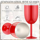 Stainless Steel Wine Glasses Cups