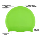 Unisex Soft Silicone Swim Cap