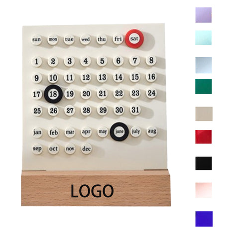 Kid's Desktop Perpetual Calendar DIY Educational Toy