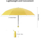 8 Ribs Anti-UV Mini Folding Umbrella