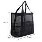 Foldable Mesh Large Tote Bag For Beach Trip