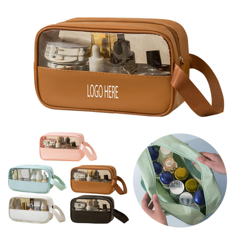 Semi-Transparent Cosmetic Bag