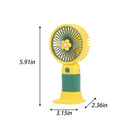 Cute Fruit & Flower Shaped Mini Fan