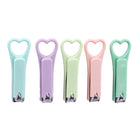 Candy Color Heart-Shaped Portable Nail Clippers