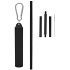 Reusable Drinking Straw With Wheat Straw Case & Brush