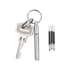 Stainless Steel Keyring Telescoping Pen
