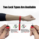 Customized Polyester Event Wristbands with Locking Bead