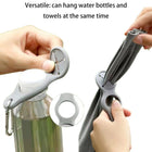 Outdoor Hiking Silicone Water Bottle Carrier With Towel Hook