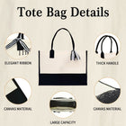 Oversized Tote Bag - Canvas (Statement Print)