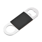 Stainless Steel Beer Bottle Opener With Leather Handle