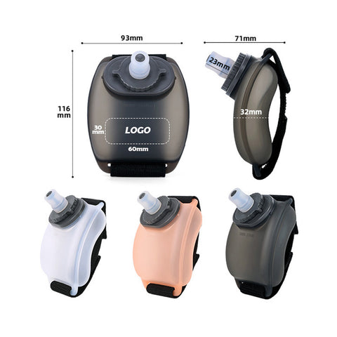 7 Oz Wrist Water Bottle - Running & Cycling