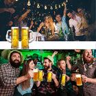Heavy Beer Mugs 20Oz Glass Mugs