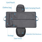 Large 2 In 1 Heavy Hanging Garment Suitcase Duffel Bags