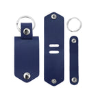 Metal Heat Transfer Blank Keychains with Leather Cover
