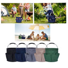 Portable Foldable Picnic Fabric Basket