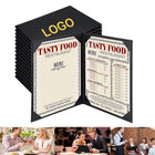 8.5 x 11 Inches 2 Views Dinner Menu Cover