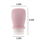 2Oz Silicone Travel Split Bottle