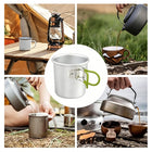 Outdoor Camping Collapsible Aluminum Cup