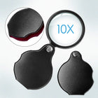 10x Small Pocket Foldable Magnify Glass