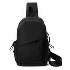 Small Black Sling Crossbody Backpack Shoulder Bag