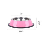 Stainless Steel Pet Feeding Dish Bowl