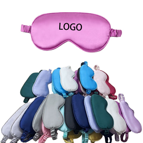 Eye Mask With Imitation Silk Strap