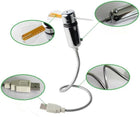Led Cooling Flashing Real Time Display Function Clock Fan