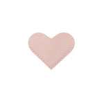6-Pack Leather Heart-Shaped Portable Bookmarks