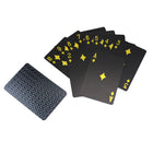 Gold Waterproof Playing Poker Cards Customize Every Back