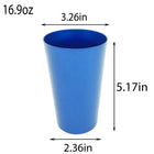 16.9 oz Reusable Aluminum Cold Drink Cup
