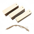 Wooden Rectangular Mini DIY Bookmarks