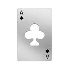 Club A Poker Card Bottle Opener