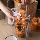 Thickened Pvc Transparent Plastic Gift Bag With Handle