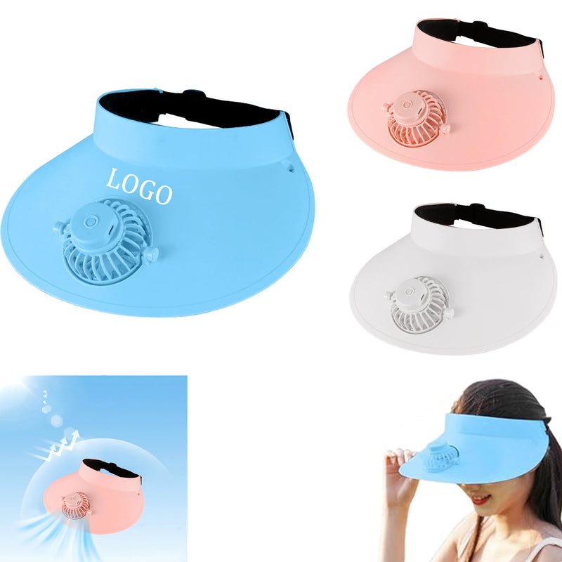 Sun Visor Hat With Fan