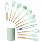 12 Piece Non-Stick Silicone Spatula Cookware Set