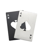 Stainless Steel Ace Spades Poker Bottle Opener