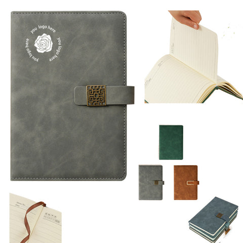 Vintage Magnetic Closure Notebook