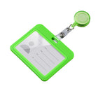 ID Card Holder With Retractable Badge Reel Clip