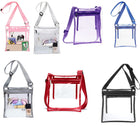Pvc Crossbody Bag With Inner Pocket
