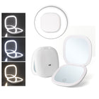 Illuminated 5x Compact Vanity Mirror