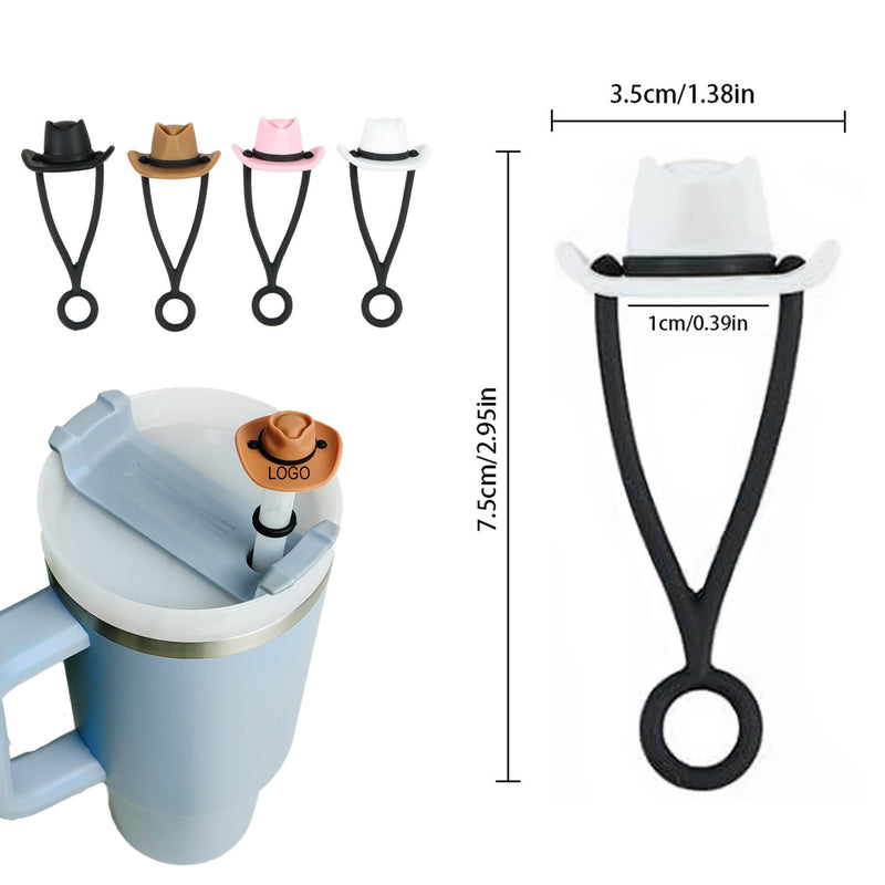 Silicone CowboyHat Straw Cover