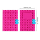 A6 Silicone Soft-Cover Building Blocks Notebook