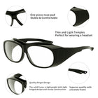 Uv400 Anti-Fog Transparent Goggles