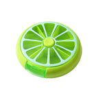 Round Rotating 7-Grid Mini Pill Box Portable