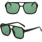 Square Aviator Sunglasses Women Men Vintage Rectangle